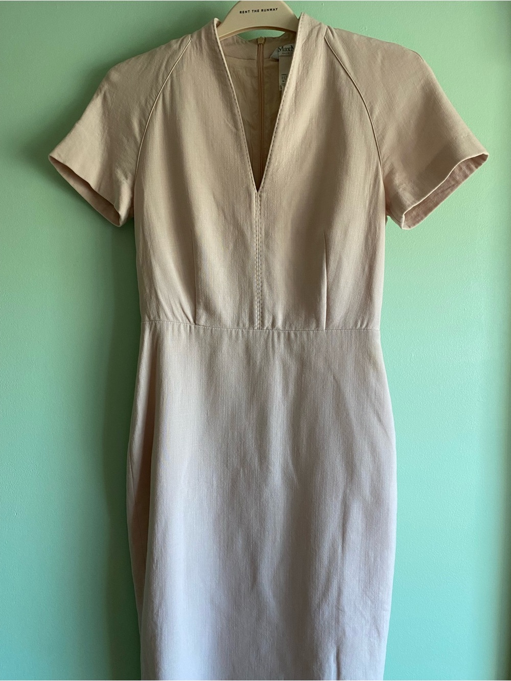 Max Mara Sheath Dress in Soft Pink
